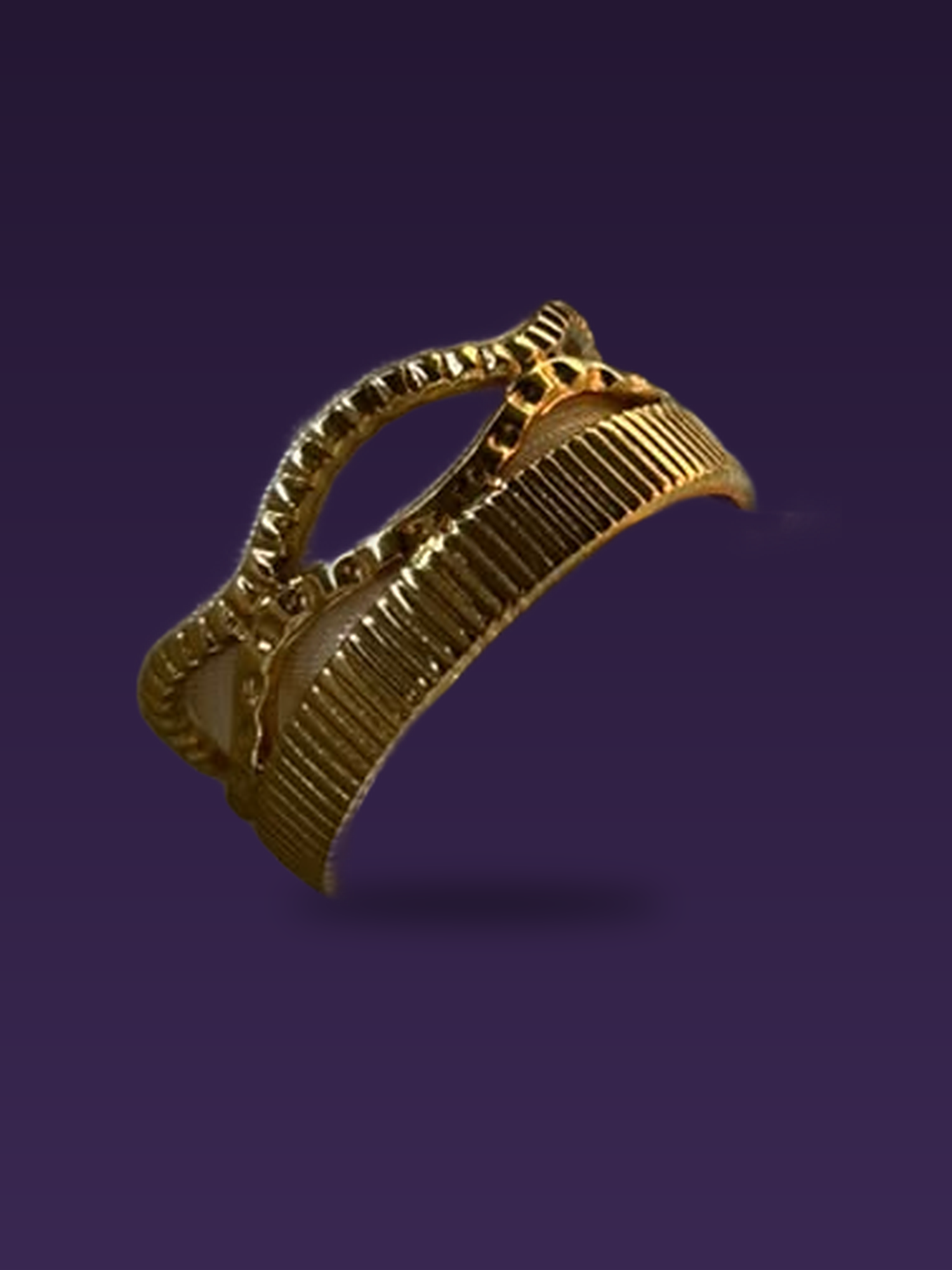 Cable Ring — Gold