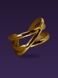 Crisscross Ring — Gold