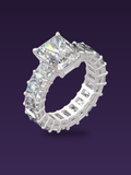 Cubic Zircon Ring — Silver