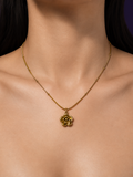 Gold Rose Pendant — Gold