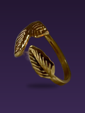 Golden Leaf Ring — Gold