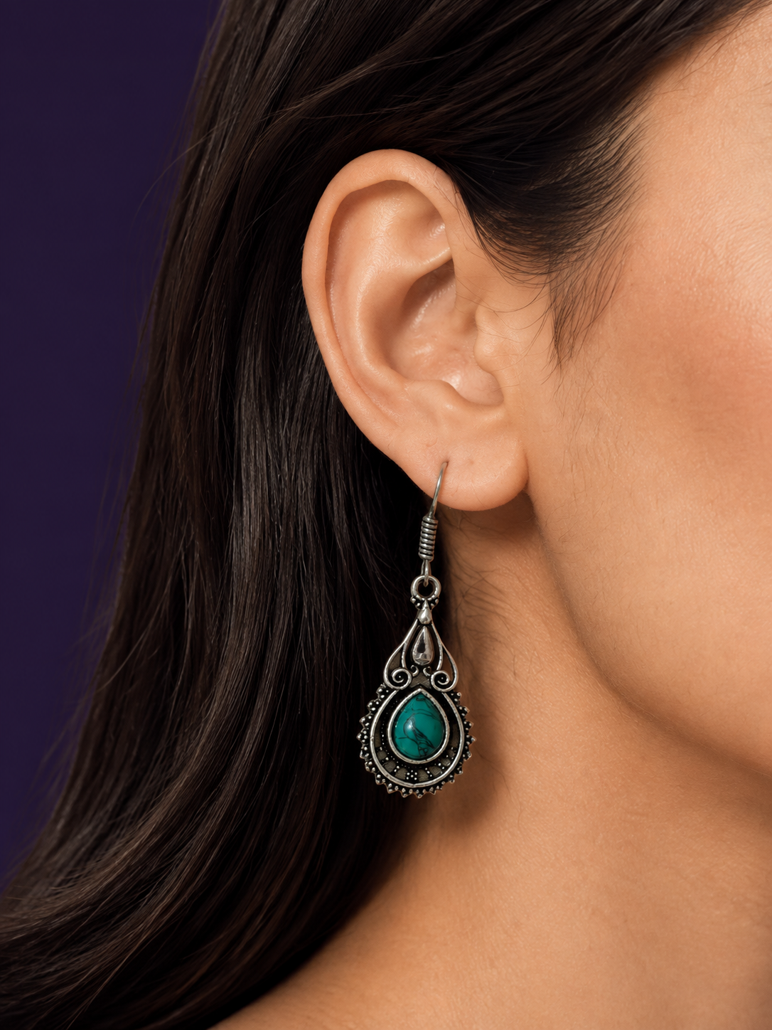 Mehtaab Ansu Earrings — Firoza