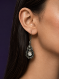 Mehtaab Ansu Earrings — White