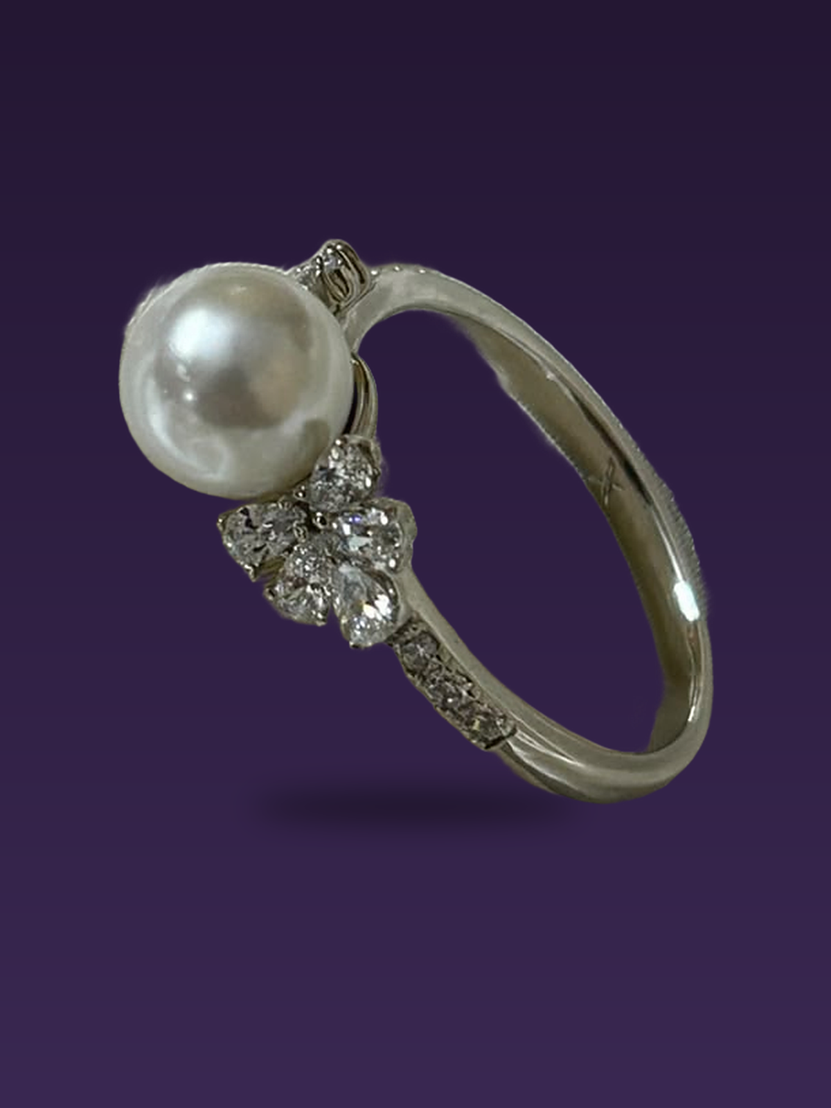 Pearl Ring — Silver