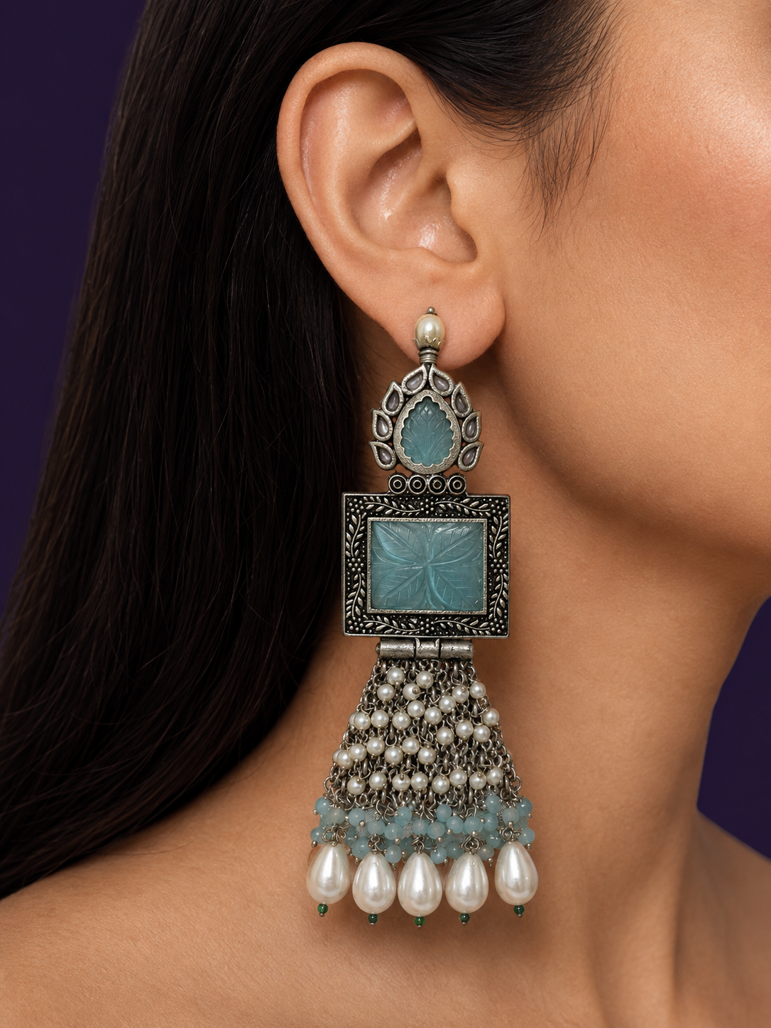 Sheesh Mehal Earrings