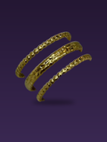 Triple Stacking Bands — Gold