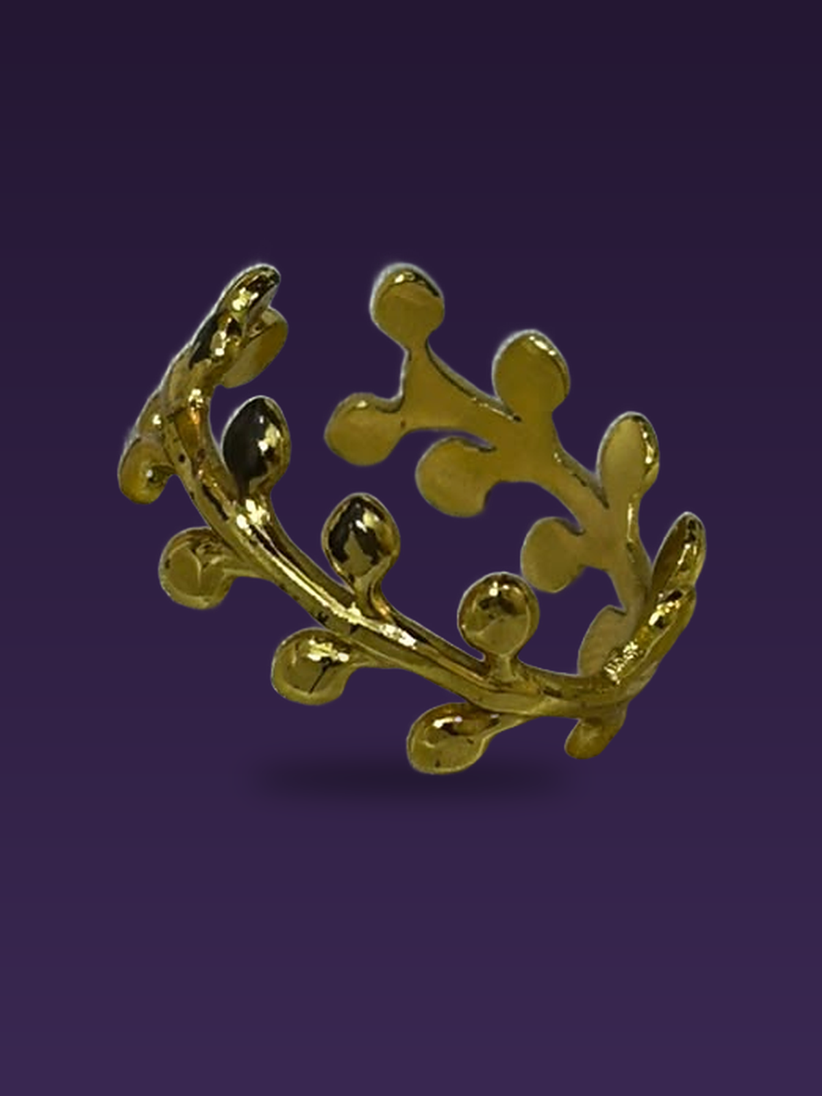Vine Wreath Ring — Gold