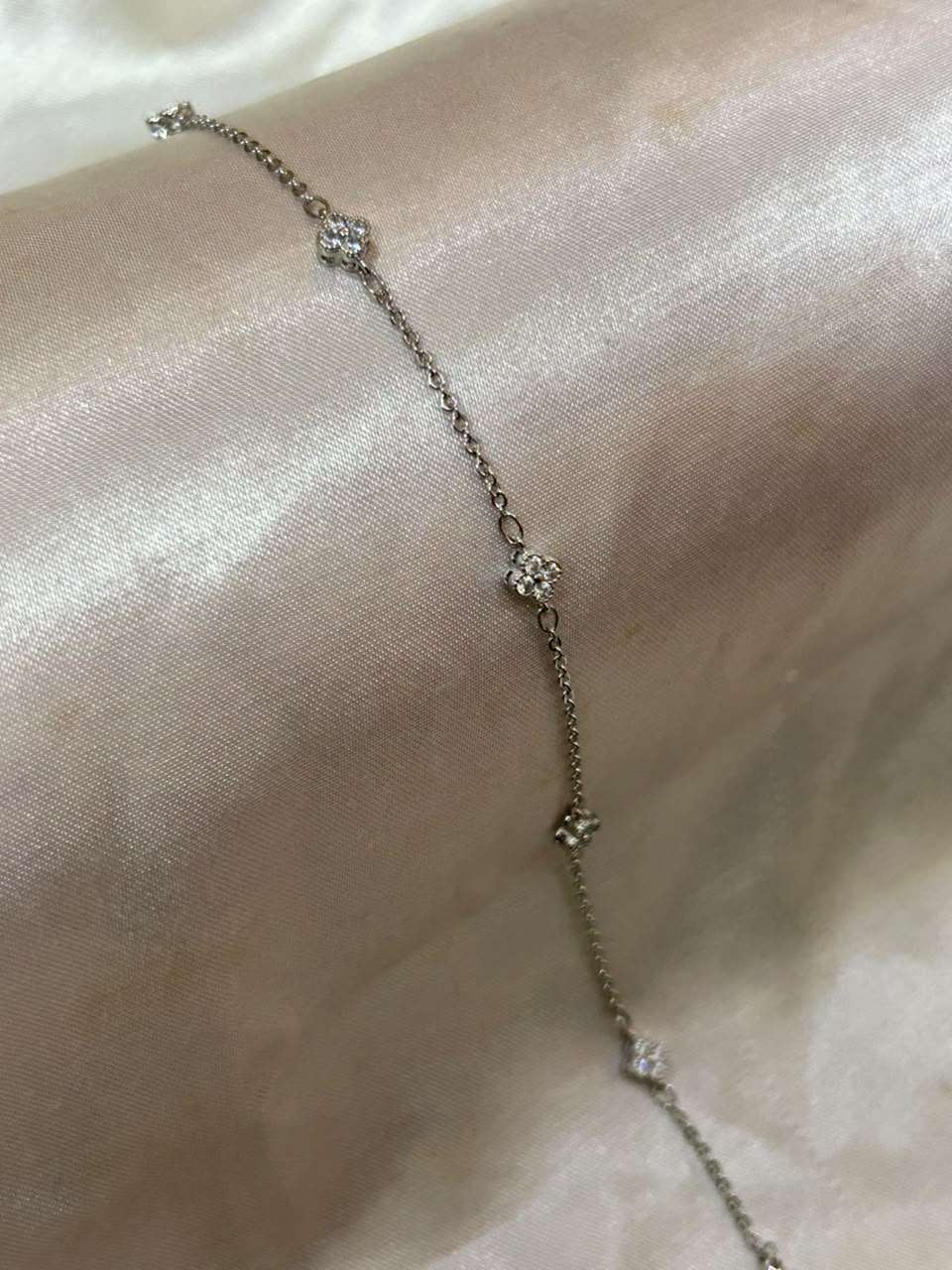 Silver Minimal Clove Anklet — Silver