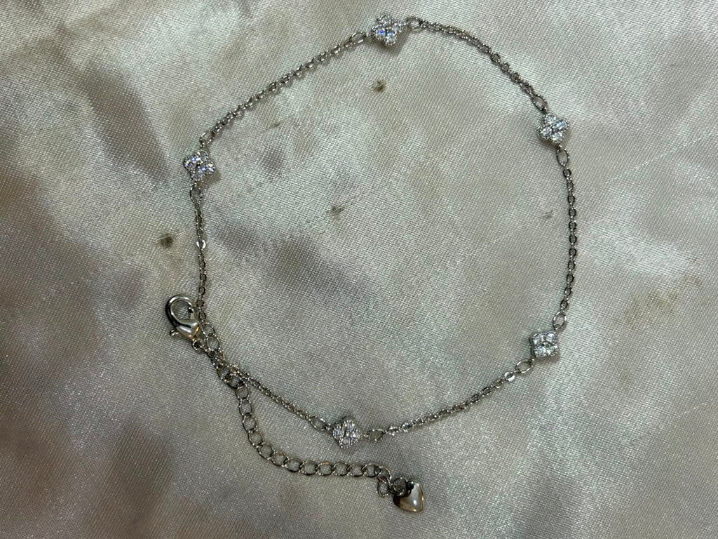 Silver Minimal Clove Anklet — view 2